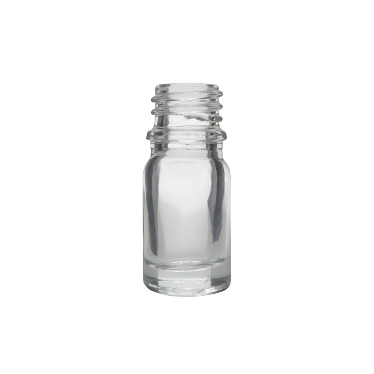 5ml Clear Round Glass Dropper Bottles For Essential Oils