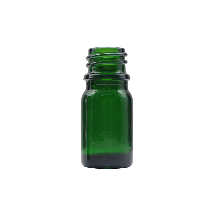 5ml Green Round Glass Dropper Bottles For Essential Oils