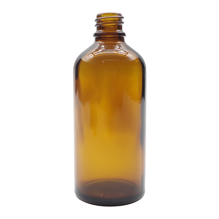 100ml Amber Round Glass Dropper Bottles For Essential Oils