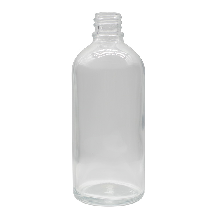 100ml Clear Round Glass Dropper Bottles For Essential Oils