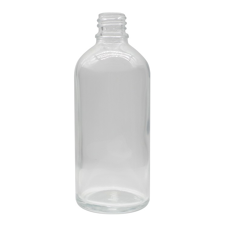 100ml Clear Round Glass Dropper Bottles For Essential Oils