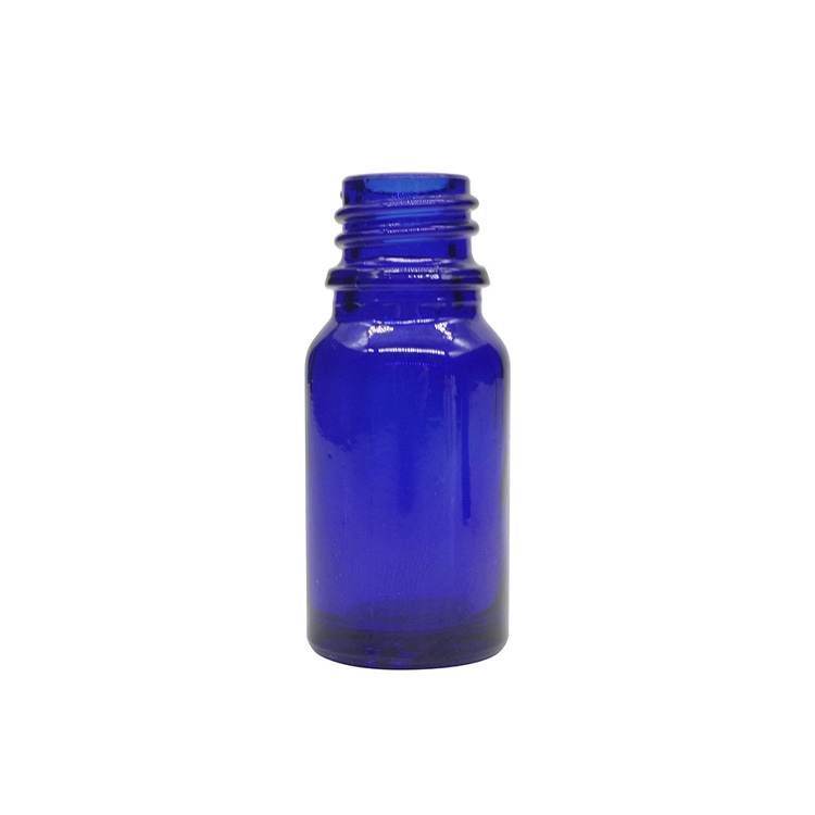 10ml Cobalt Blue Round Glass Dropper Bottles For Essential Oils