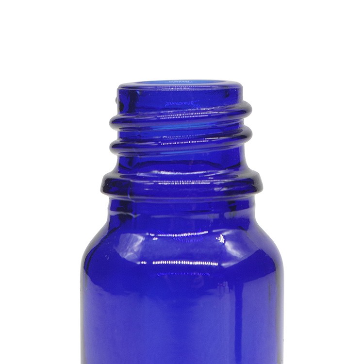 10ml Cobalt Blue Round Glass Dropper Bottles For Essential Oils