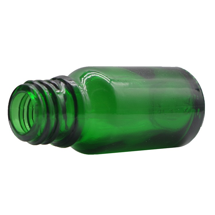 10ml Green Round Glass Dropper Bottles For Essential Oils