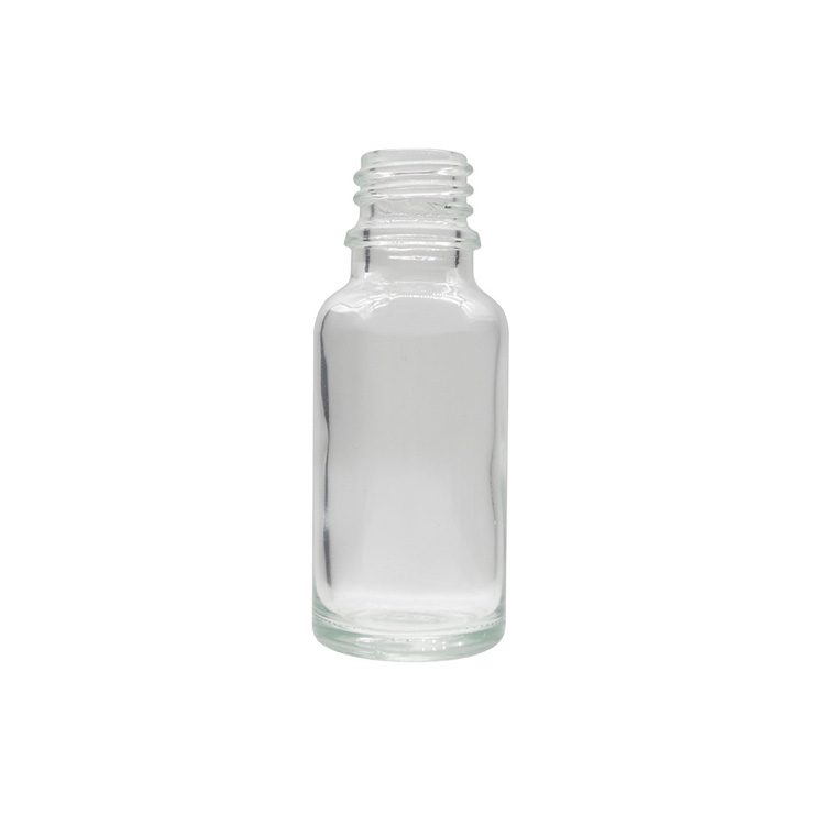 20ml Clear Round Glass Dropper Bottles For Essential Oils