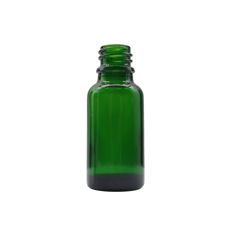 20ml Green Round Glass Dropper Bottles For Essential Oils