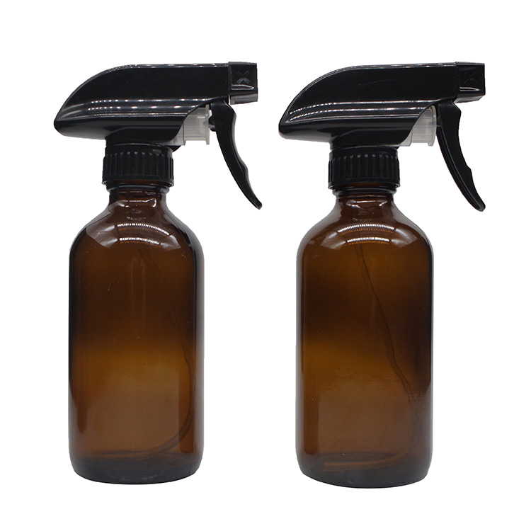 250ml 8oz Amber Glass Spray Bottles