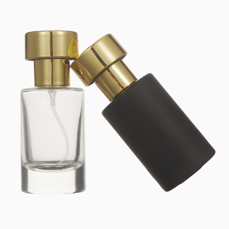 1 oz 30ml Empty Black (Clear) Glass Perfume Bottle