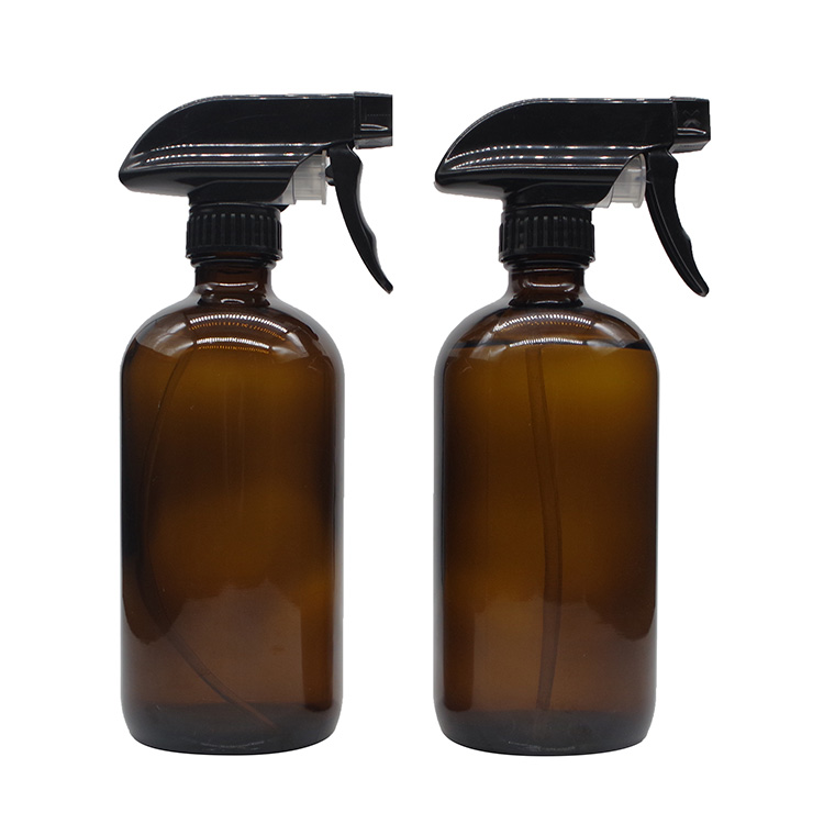 500ml 16oz Amber Glass Spray Bottles