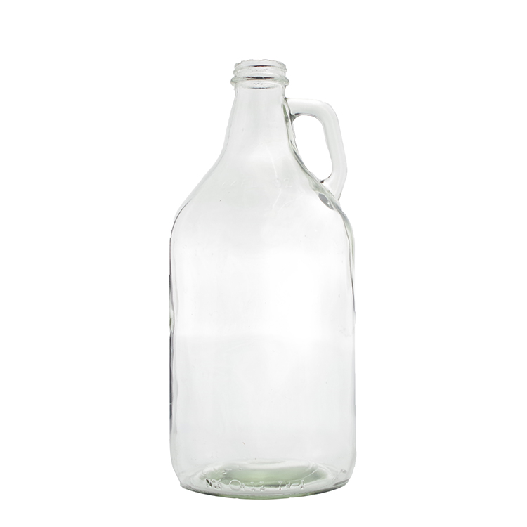 64 oz Clear Glass Beer Growler Bottles